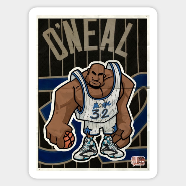 Shaq Sticker by alllk